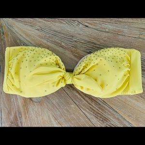 Yellow Crystal VS Bandeau Swim Top